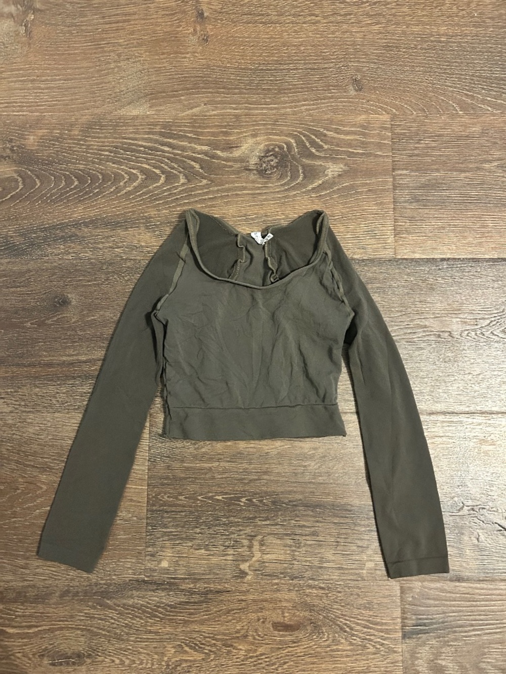 Green Spanx Workout Top
